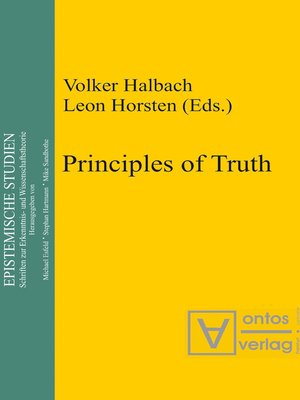 cover image of Principles of Truth
